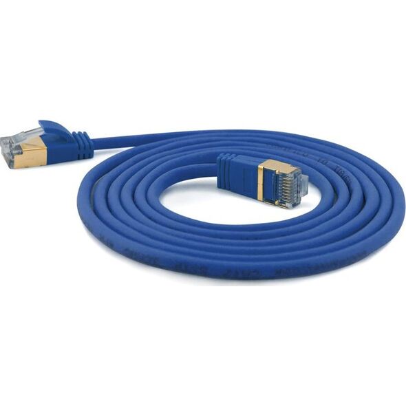 Wantec Wantec Extra dünnesCat.7 RohCable SSTP Patch Cable - 0,2 m - Cat.7 RohCable - S/FTP (S- STP) - RJ- 45 - RJ- 45 - blue (7128)