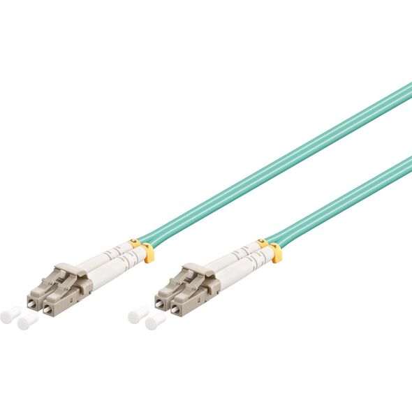 Goobay Wentronic goobay - Network cable - LC Multi- Mode (M) to LC Multi- Mode (M) - 5,0m - glass fiber - 50/125 Micrometer - OM3 - halogen free - Aquamarin (95753)