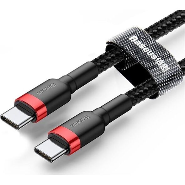 Kabel USB Baseus USB-C - USB-C 2 m Czarny (CATKLF-H91)