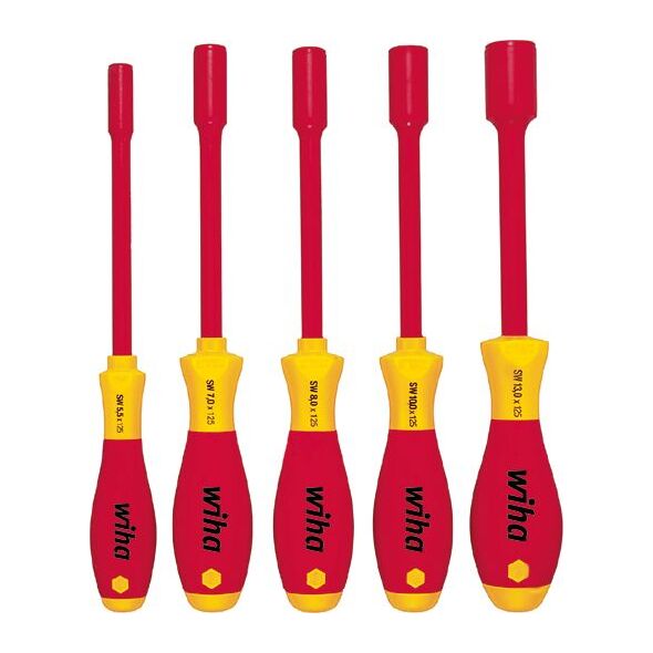 Wiha Zestaw wkrętaków SoftFinish electric płaski, Phillips 6-części (00833)