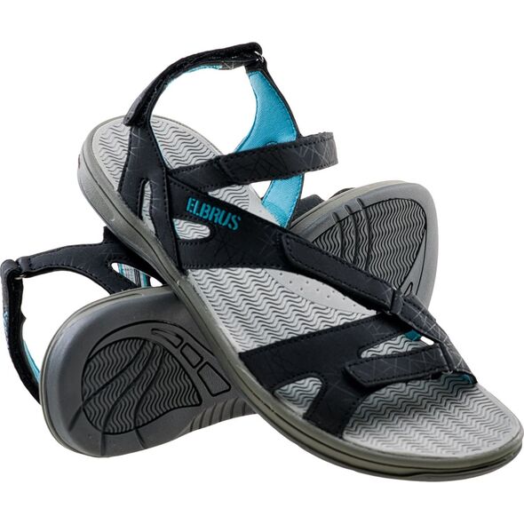 Elbrus Sandały damskie Laren Black/Light blue r. 36