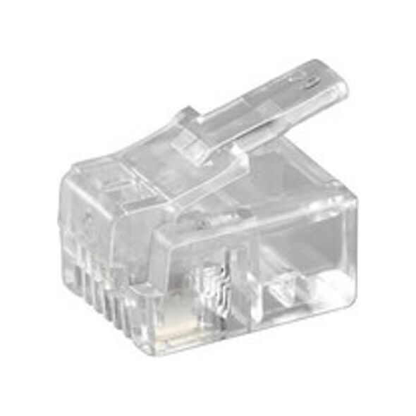 MicroConnect Wtyk modułowy RJ11 6P4C, 10szt (KON501-10R)