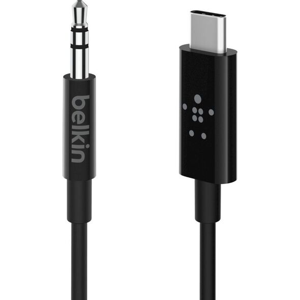 Kabel USB Belkin USB-C - 0.9 m Czarny (F7U079bt03-BLK)