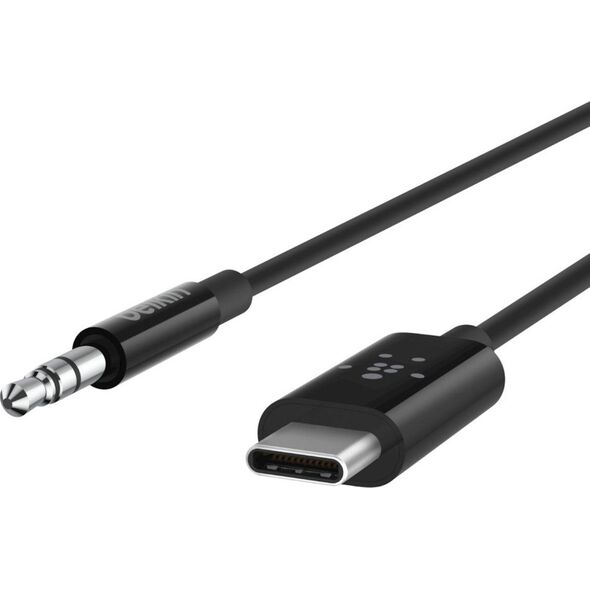 Kabel USB Belkin USB-C - 0.9 m Czarny (F7U079bt03-BLK)