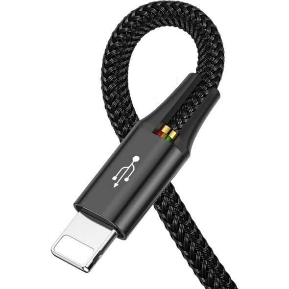 Kabel USB Baseus USB-A - USB-C + microUSB + 2x Lightning 1.2 m Czarny (CA1T4-A01)