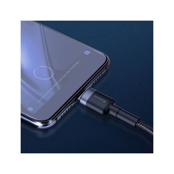 Kabel USB Baseus USB-A - USB-C 1 m Czarny (CATKLF-PG1)