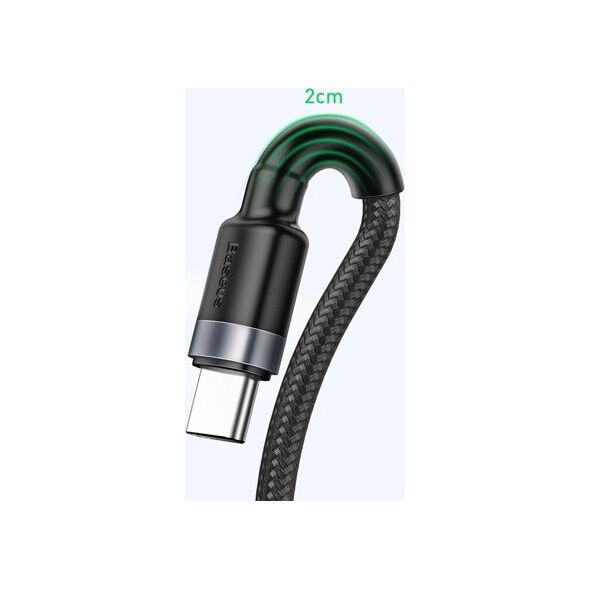 Kabel USB Baseus USB-A - USB-C 1 m Czarny (CATKLF-PG1)