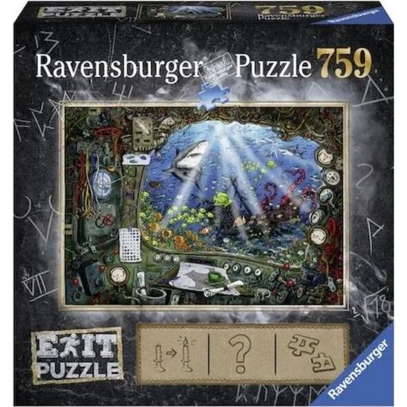 Ravensburger Puzzle Exit In Submarine 759