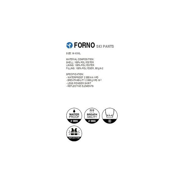 Hi-Tec SPODNIE FORNO BLACK XXL