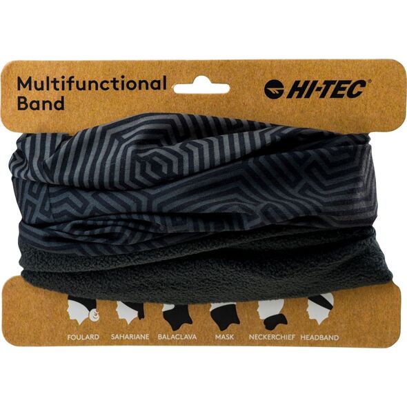 Hi-Tec Chusta wielofunkcyjna Rine Black/Optical Illusion