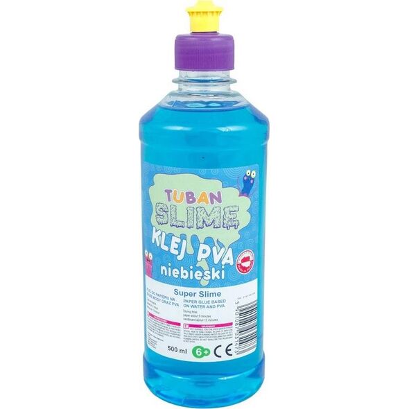 TUBAN Klej do papieru PVA 500 ml niebieski