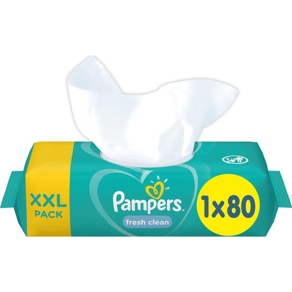 Pampers Chusteczki nawilżane FreshClean 4x80 szt.