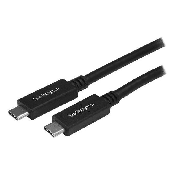 Kabel USB StarTech USB-C - USB-C 0.5 m Czarny (USB31CC50CM)