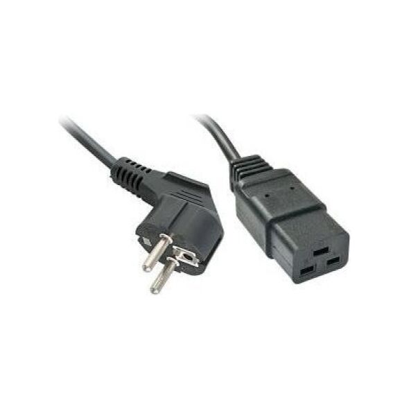 Kabel zasilający Lindy IEC-Netzkabel 320C19-Schuko 2m