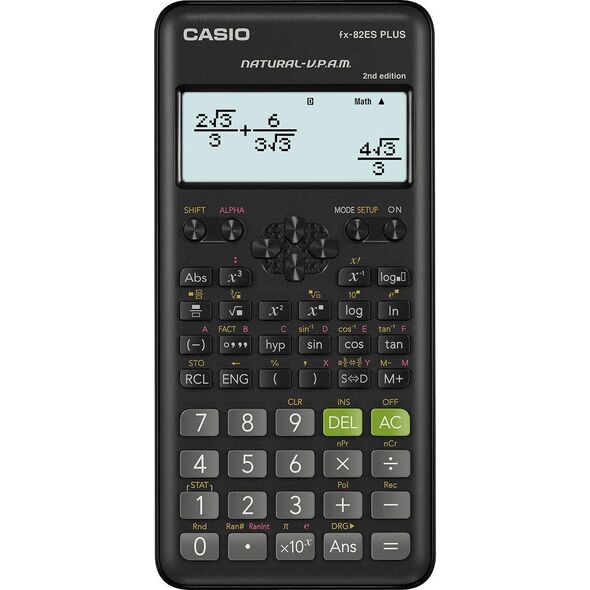 Kalkulator Casio czarny(FX-82ESPLUS-2-SETD)
