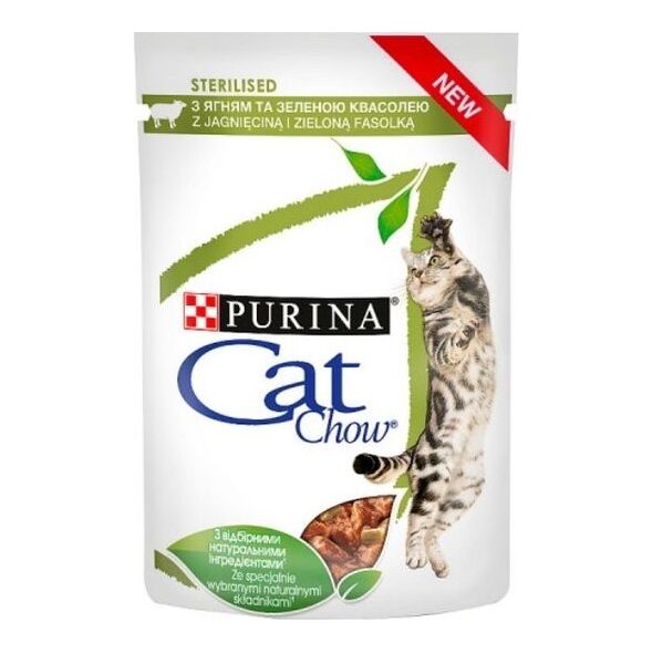 Purina Purina Cat Chow Sterilised Jagnięcina saszetka 85g