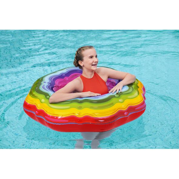 Bestway Koło do pływania Tęczowa wstążka 115 cm (36163)