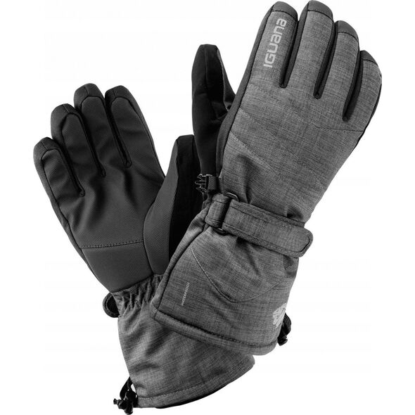 Iguana Rękawice narciarskie Axel Dark Grey Melange/Black r. S/M