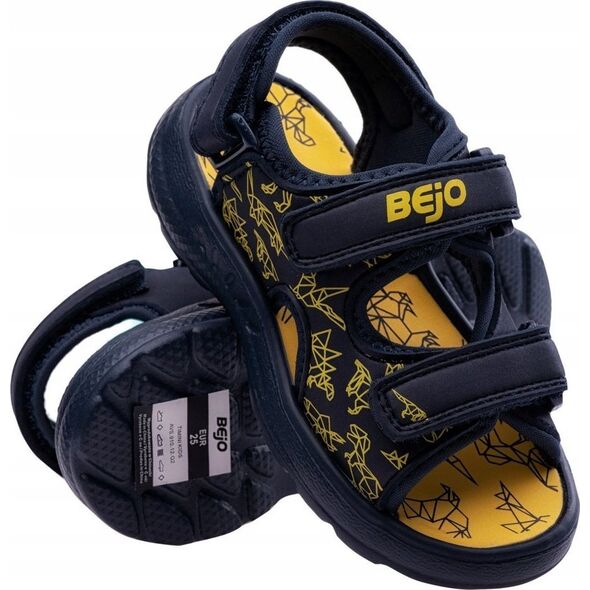 Bejo SANDAŁY I KLAPKI TIMINI KIDS NAVY YELLOW 24