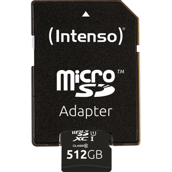 Karta Intenso Premium MicroSDXC 512 GB Class 10 UHS-I/U1  (3423493)