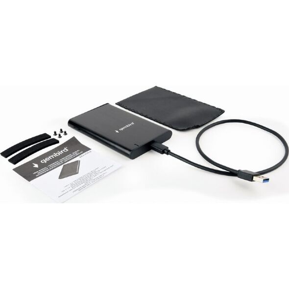 Kieszeń Gembird USB-C 3.0 - 2.5" SATA SSD/HDD (EE2-U3S-6)