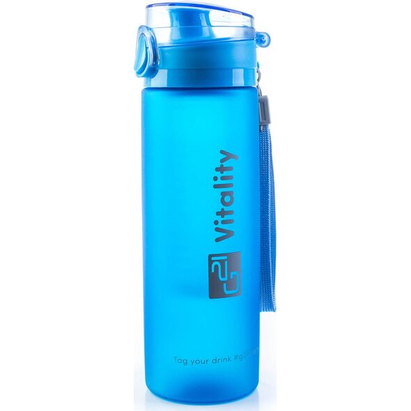 G21 Butelka z sitkiem niebieska 600 ml