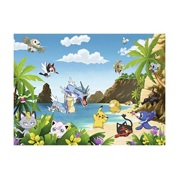 Ravensburger Ravensburger - 12840 - Puzzle attrapez-Les all Pokmon 200 szt.