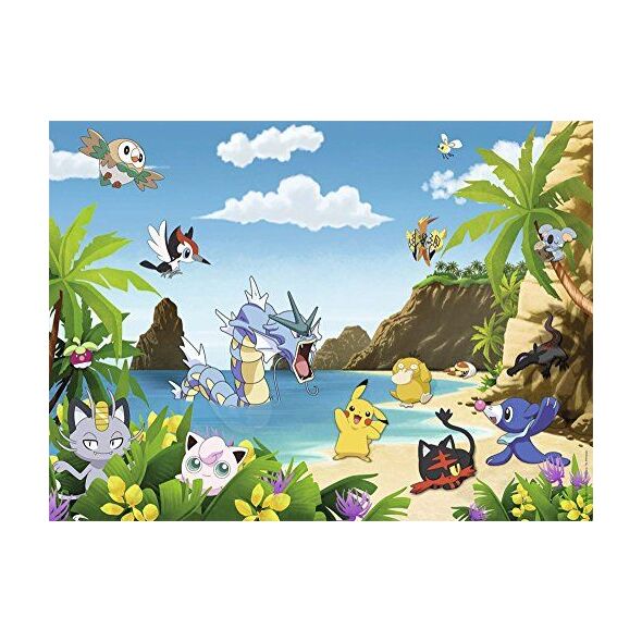 Ravensburger Ravensburger - 12840 - Puzzle attrapez-Les all Pokmon 200 szt.