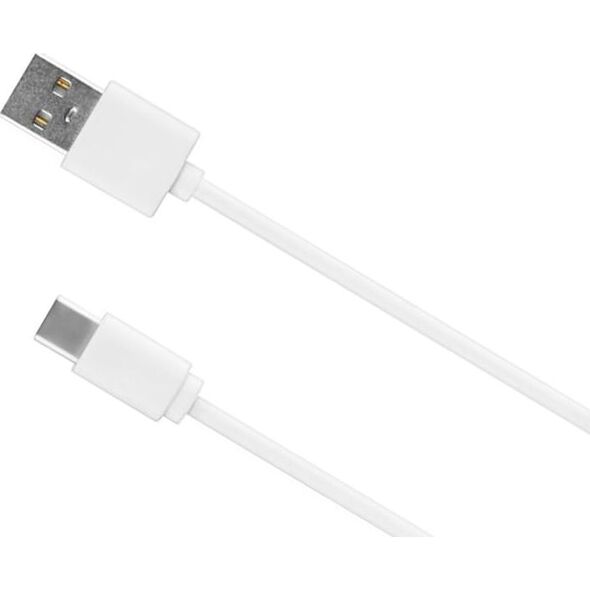 Kabel USB Kruger&Matz USB-A - USB-C 0.8 m Biały (KM0363)