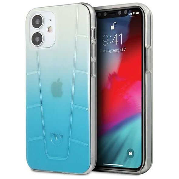 Mercedes Mercedes MEHCP12SCLGBL iPhone 12 mini 5,4" niebieski/blue hardcase Transparent Line
