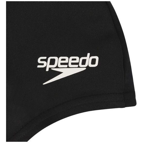 Speedo Czepek pływacki JUNIOR POLYESTER CAP czarny Speedo