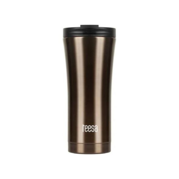 Teesa Kubek termiczny Teesa 500 ml brązowy