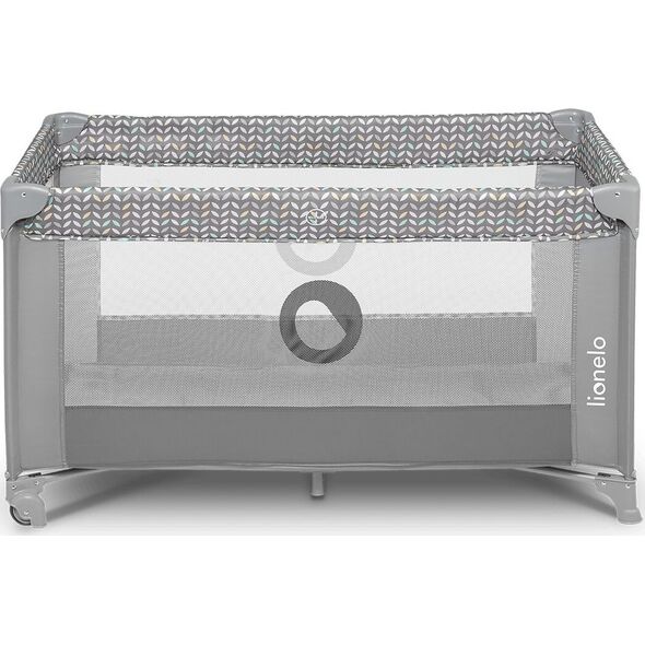 Lionelo Łóżeczko turystyczne STEFI GREY CONCRETE MULTICOLOR