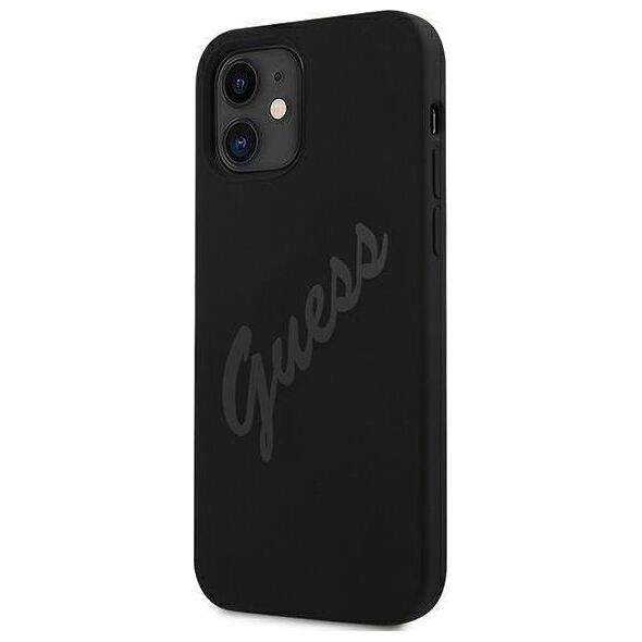 Guess Etui Guess GUHCP12SLSVSBK Apple iPhone 12 mini czarny/black hardcase Script Vintage