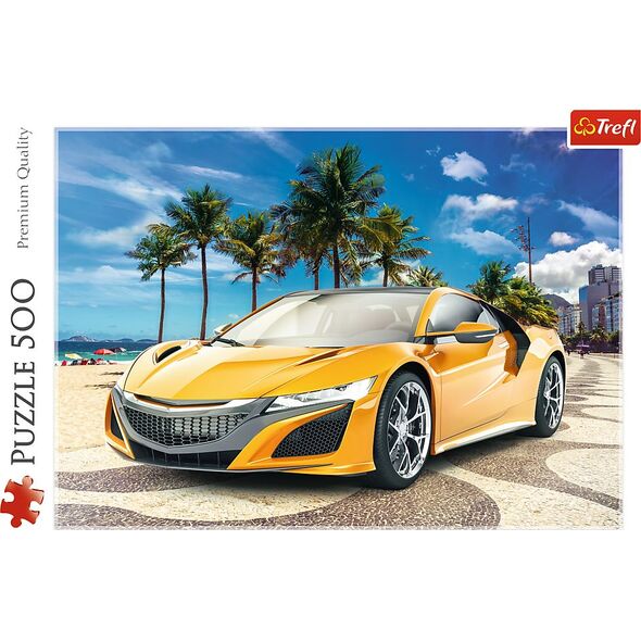 Trefl Puzzle 500 el. Letnia przygoda Samochód