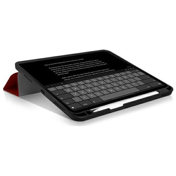 Etui na tablet Uniq UNIQ etui Transforma Rigor iPad Air 10,9 (2020) czerwony/coral red Atnimicrobial