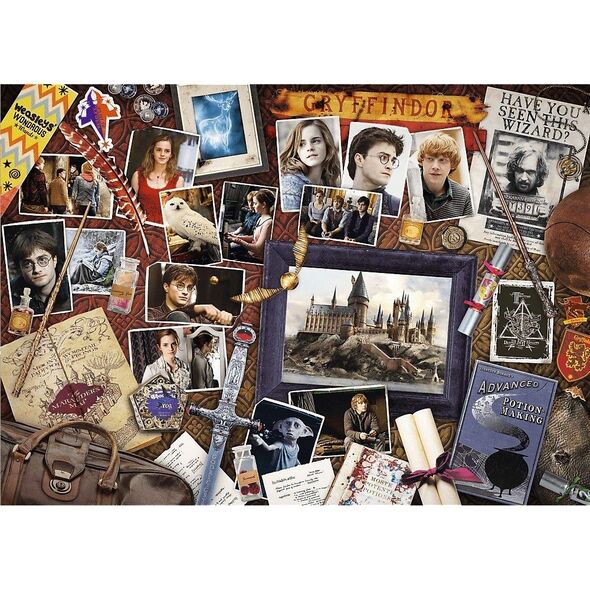 Trefl Puzzle 1000el Pamiątki z Hogwartu 37400