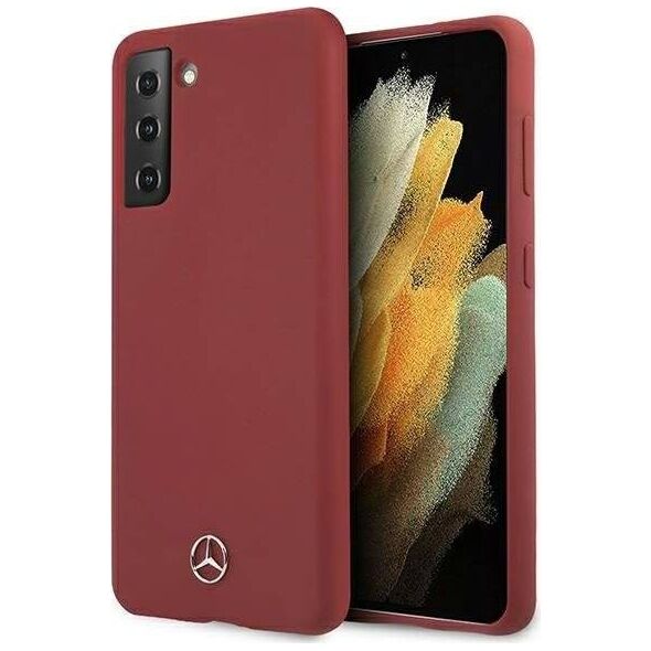 Mercedes Mercedes MEHCS21MSILRE S21+ G996 czerwony/red hardcase Silicone Line