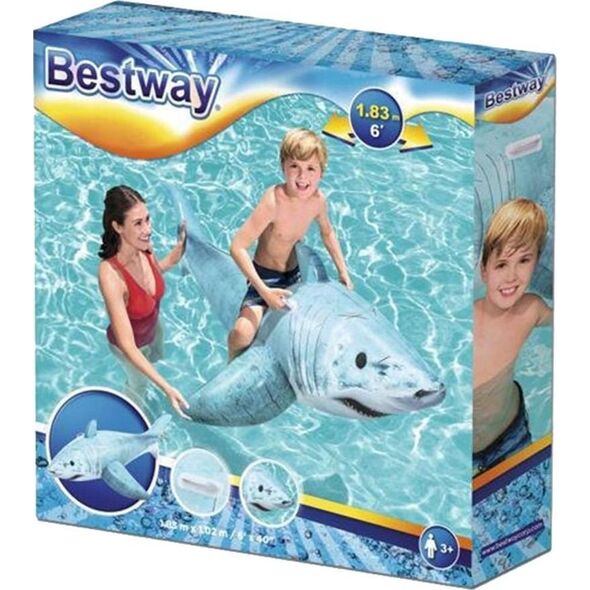 Bestway Dmuchany Rekin do pływania 183x102 cm (41405)