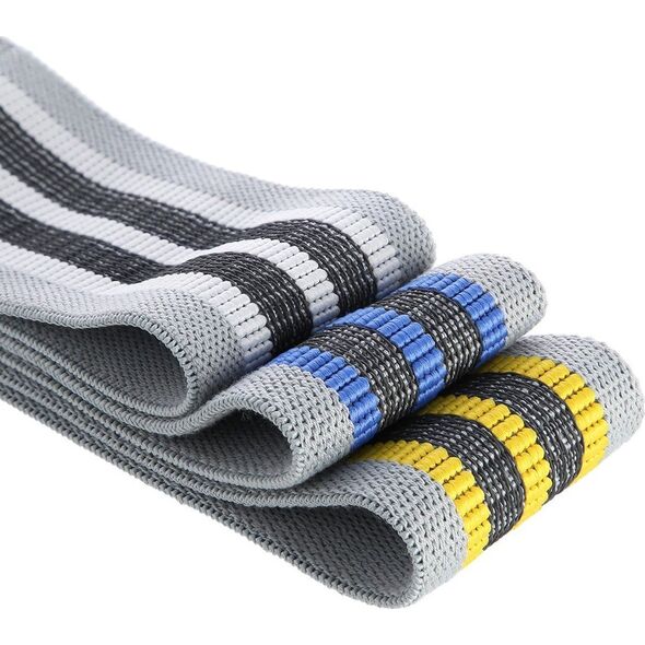 One Fitness Hip Band HB001 Set różne poziomy oporu w zestawie wielokolorowy 3 szt.