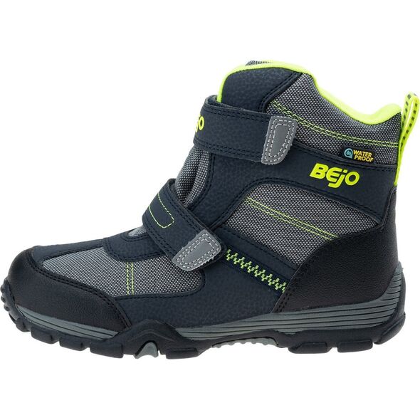 Bejo OBUWIE CLASSIC BATHURSTI JR BLACK/MID GREY/LIME 35