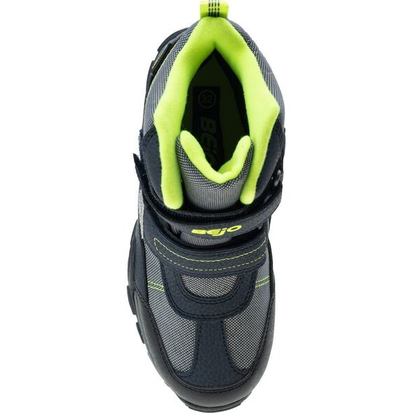 Bejo OBUWIE CLASSIC BATHURSTI JR BLACK/MID GREY/LIME 28