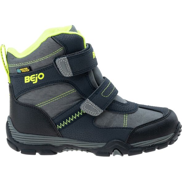 Bejo OBUWIE CLASSIC BATHURSTI JR BLACK/MID GREY/LIME 33