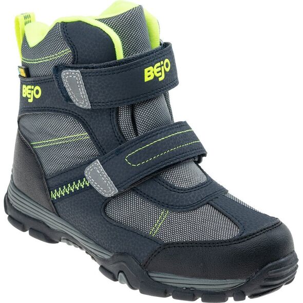 Bejo OBUWIE CLASSIC BATHURSTI JR BLACK/MID GREY/LIME 33
