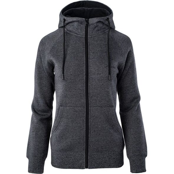Elbrus BLUZA CHIANO WO'S DARK GREY MELANGE/BLACK L
