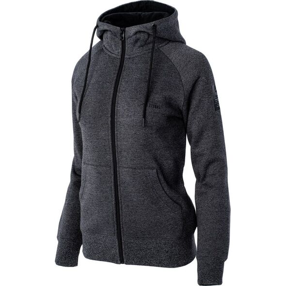 Elbrus BLUZA CHIANO WO'S DARK GREY MELANGE/BLACK L