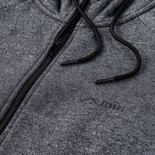 Elbrus BLUZA CHIANO WO'S DARK GREY MELANGE/BLACK L