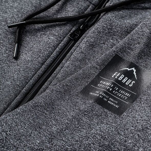 Elbrus BLUZA CHIANO WO'S DARK GREY MELANGE/BLACK L