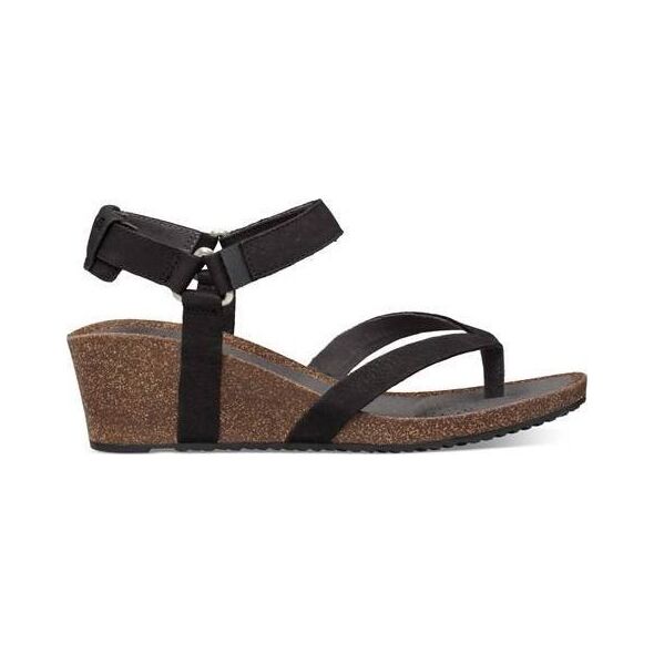 Teva W'S Mahonia Wedge Thong, BLK, 36 (us 5)| uk 3