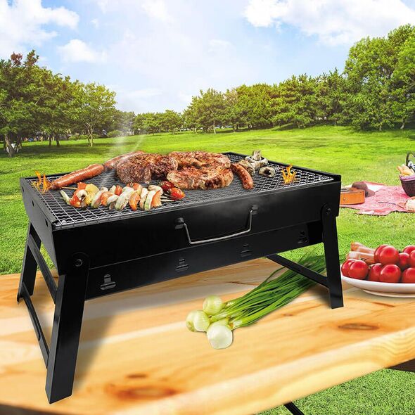 Maestro MR 1010 Grill walizkowy węglowy 29 cm x 43 cm